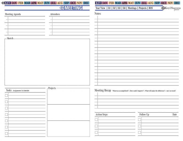 reMarkable Paper Pure with K2S Professional Planner open to pipeline tracking page, sales desk environment