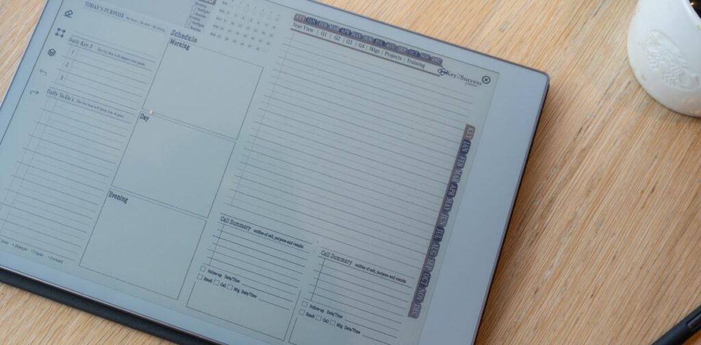 remarkable planner tiles